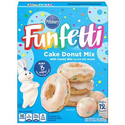 Funfetti® Cake Donut Mix with Candy Bits