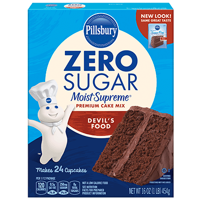 Pillsbury™ Zero Sugar Premium Cake Mix - Pillsbury Baking