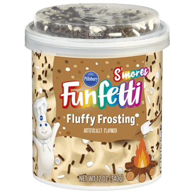 Funfetti® S’mores Fluffy Flavored Frosting