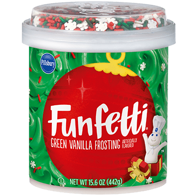 Funfetti® Holiday Green Frosting