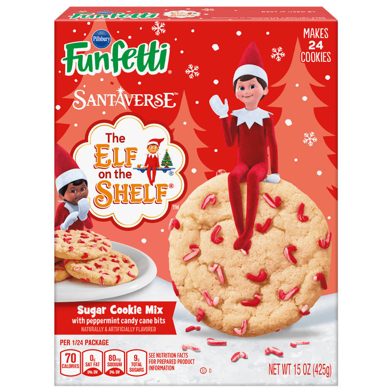 Funfetti® The Elf on the Shelf® Sugar Cookie Mix with Peppermint Sprinkles