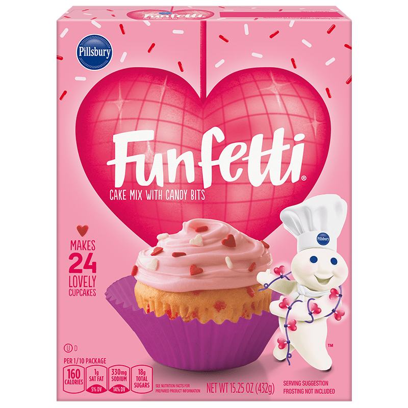 Funfetti® Valentine's Day Cake Mix with Candy Bits