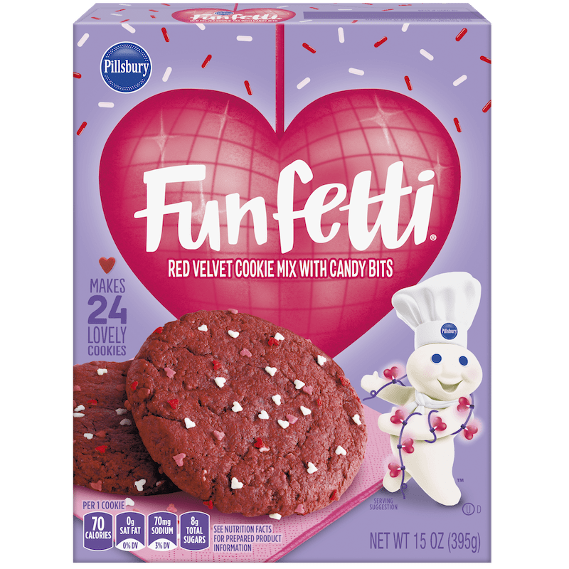 Funfetti® Red Velvet Cookie Mix with Candy Bits