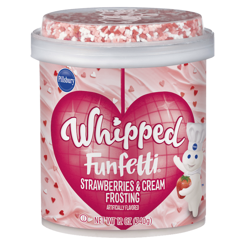 Funfetti® Whipped Strawberries and Cream Flavored Frosting